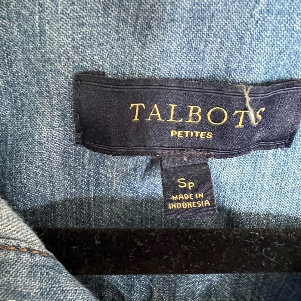 Talbots Jean Jacket, small petite - Picture 2 of 8